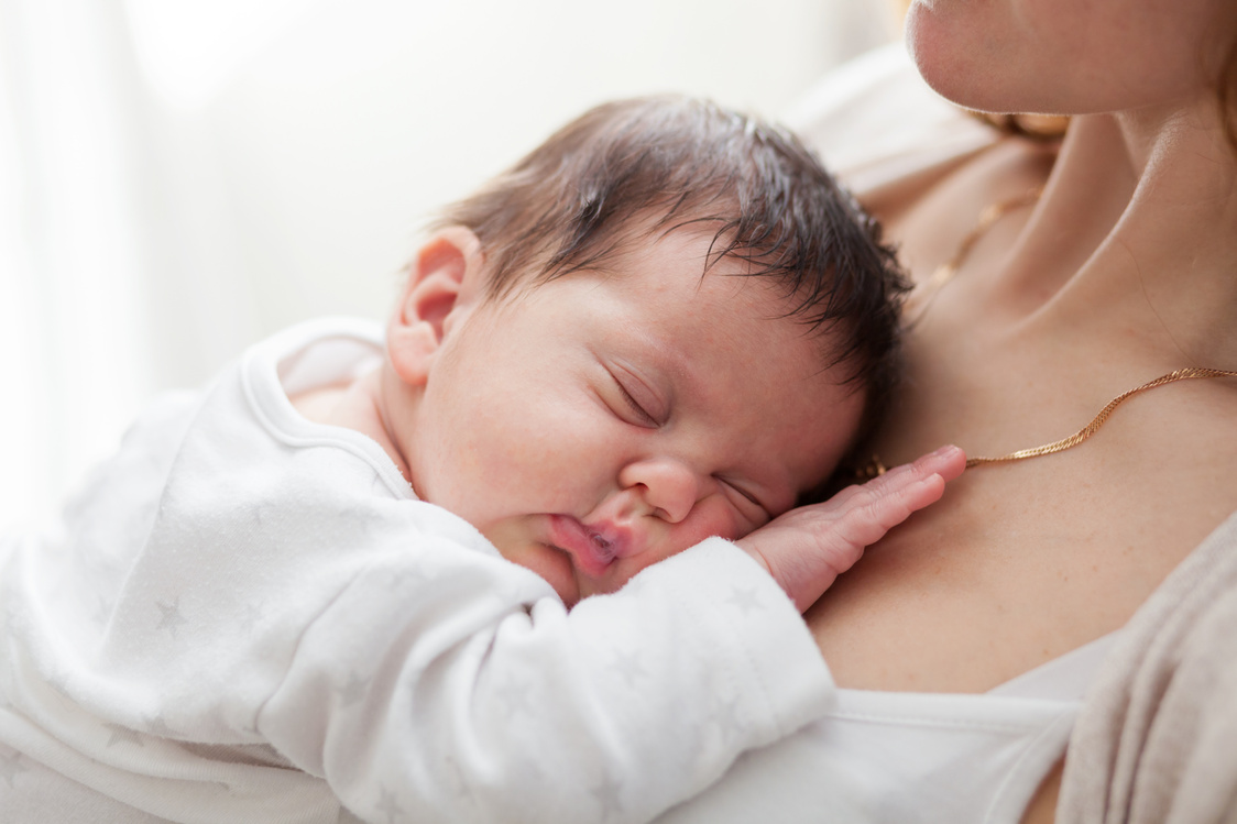 Mother with Her Newborn Baby